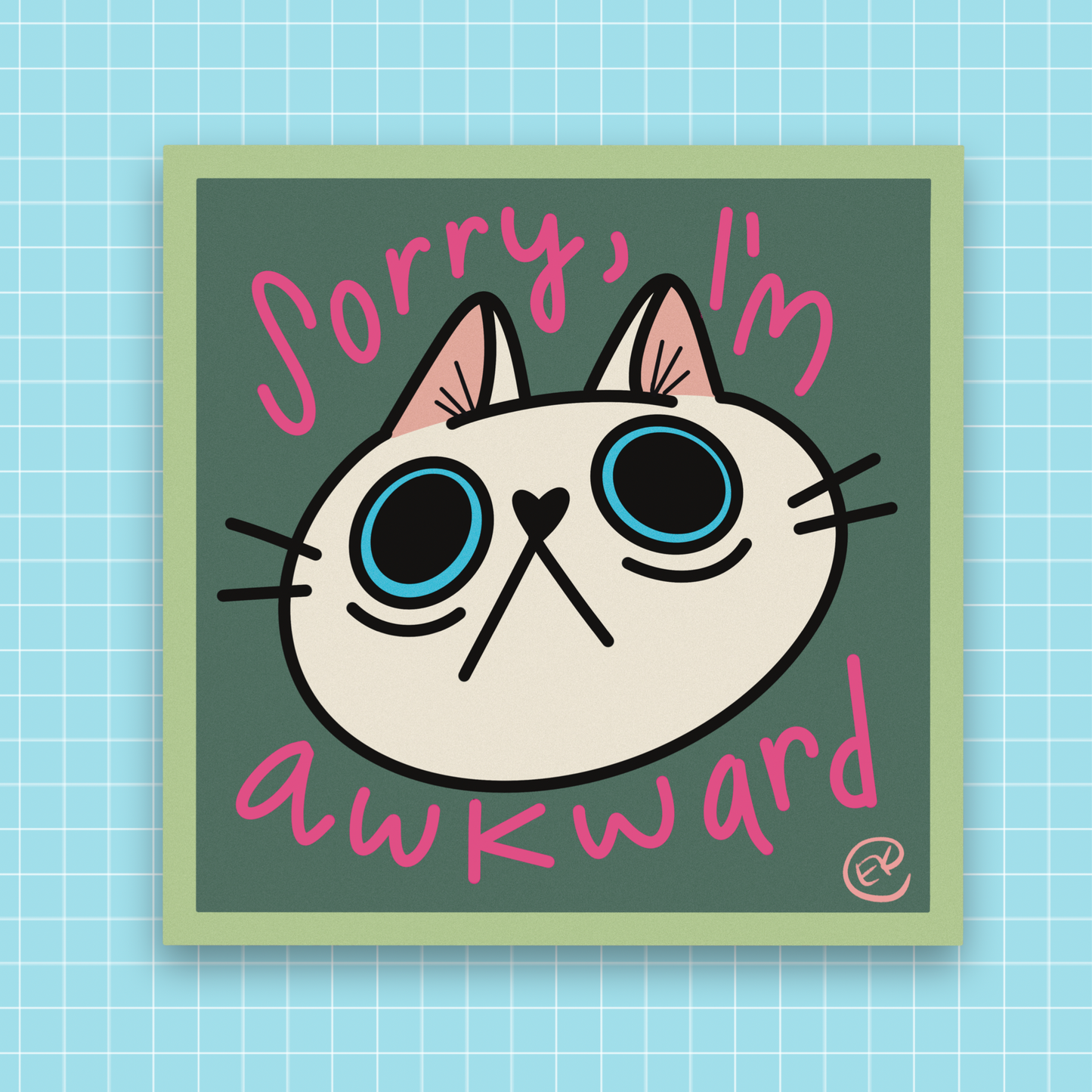 Sorry I’m Awkward Sticker