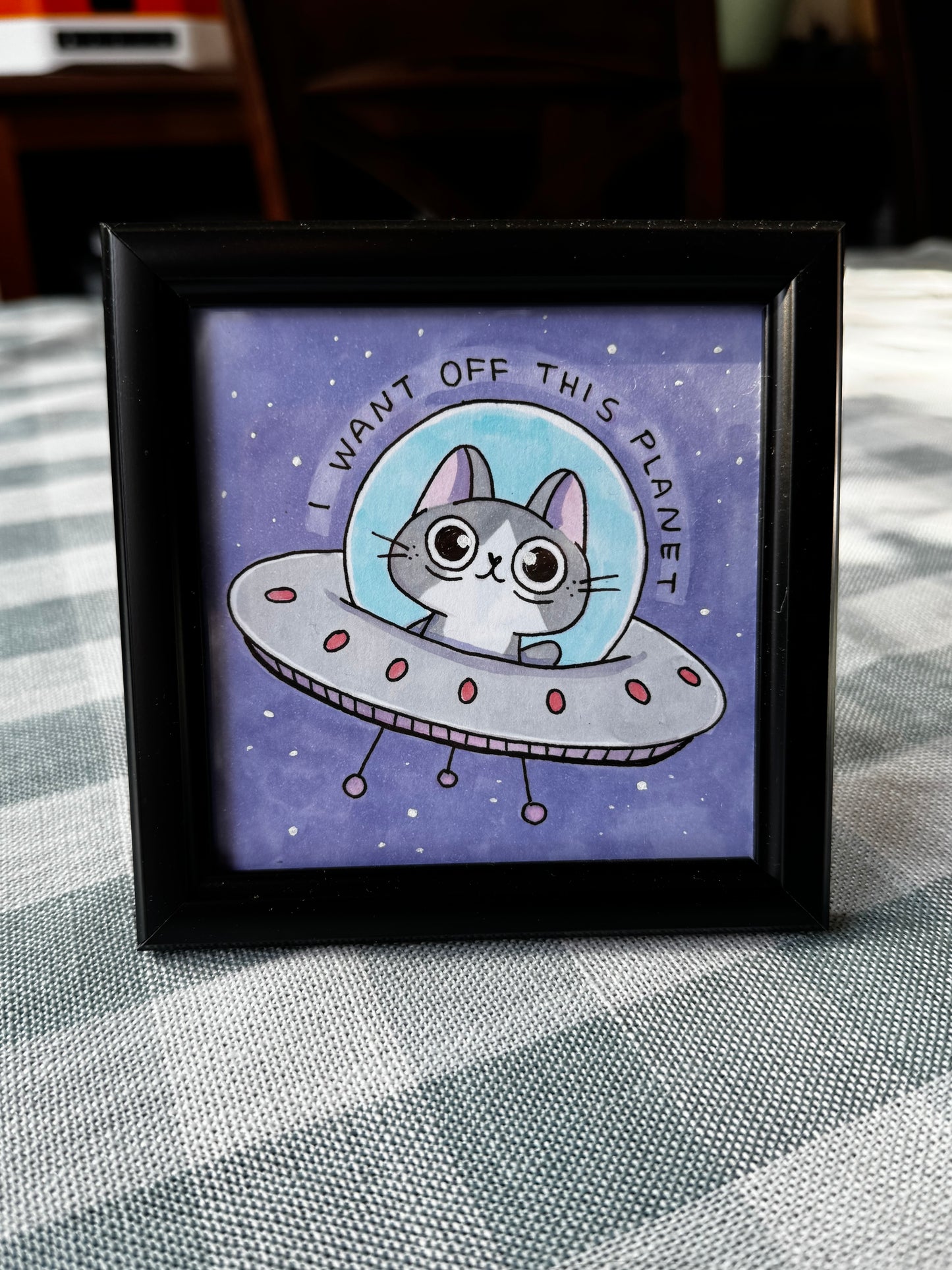 Outer Space Kitty (ORIGINAL)