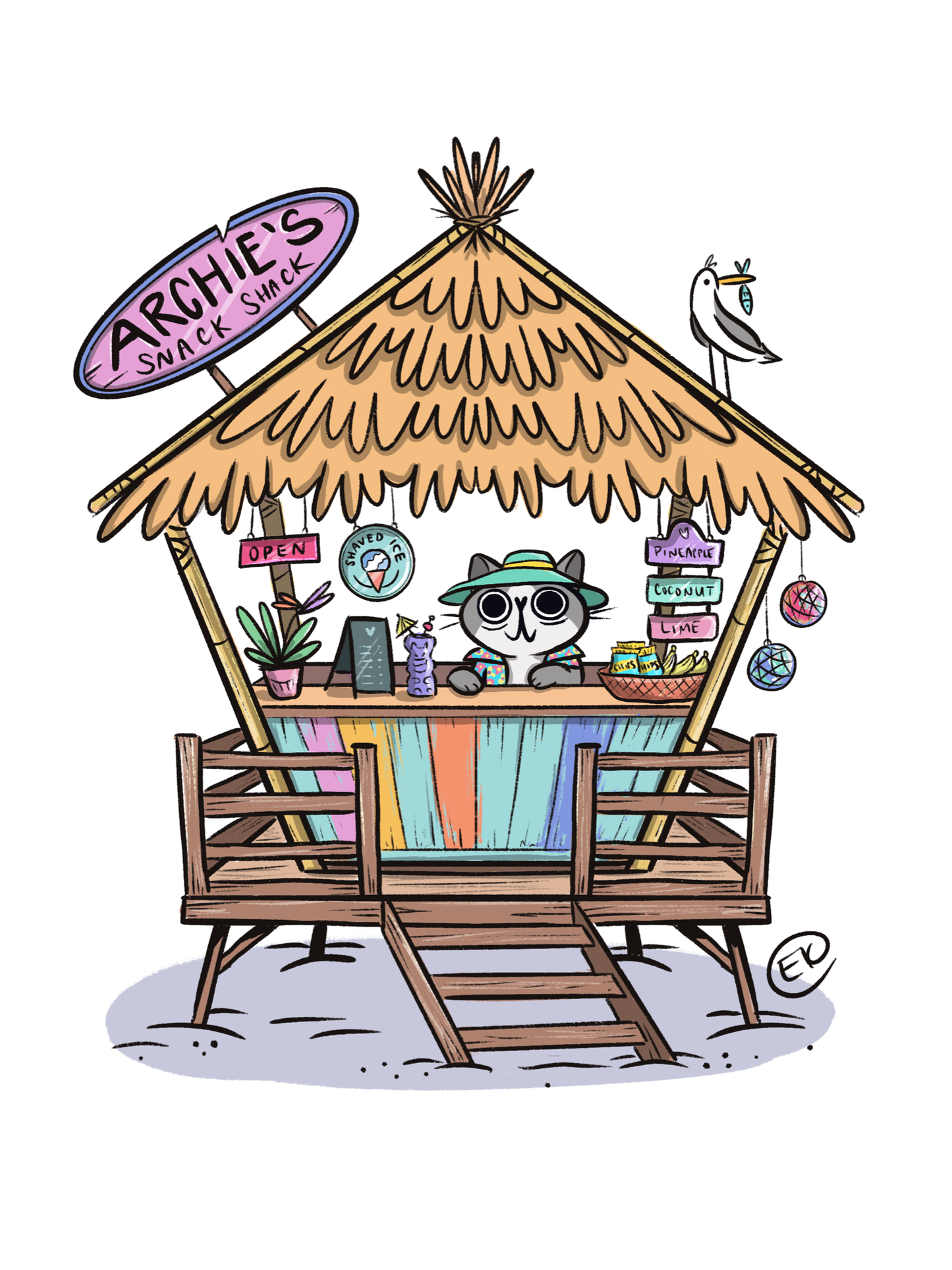 Snack Shack Print