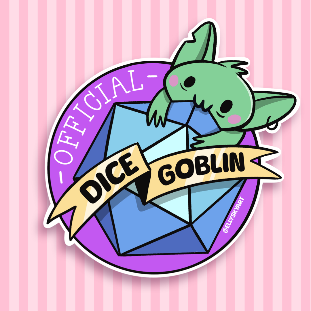 Dice Goblin - Sticker