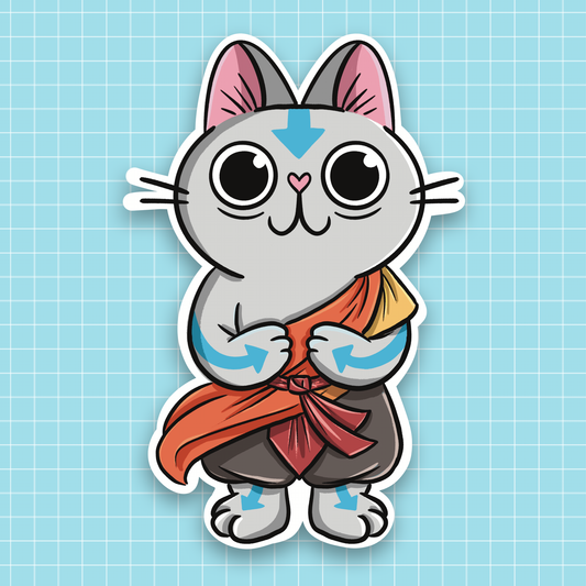 Avatar Kitty Sticker