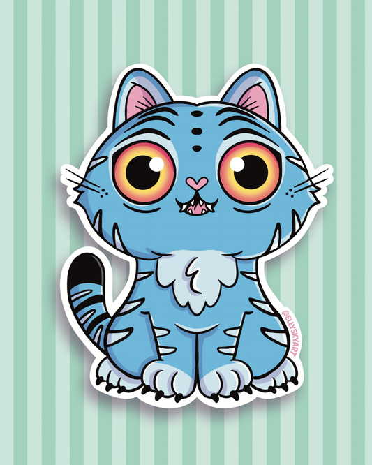 Derpy Tiger - Sticker