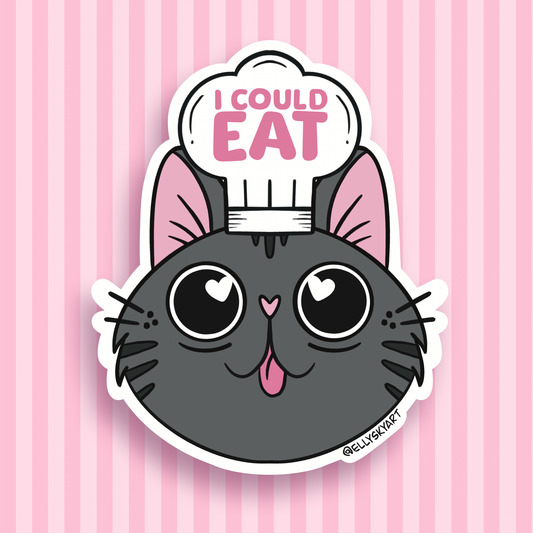 I could eat - Sticker